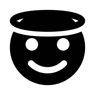 Kutsanmış hissettiğin için üstünde halo yüzük olan melek emojisi.