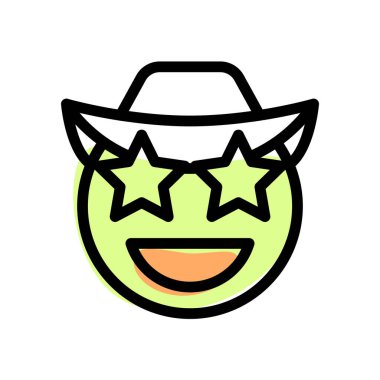 Kovboy gözlerinde takılı kalmış bir yıldız.