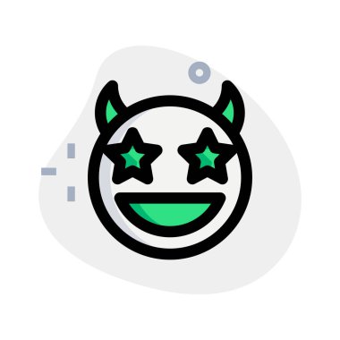 Boynuzlarla vurulan mutlu kötülük parlayan yıldız