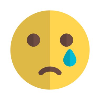 Gözyaşları akan emoji haberciyle paylaşıldı.