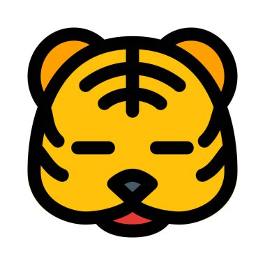 Gözleri kapalı gülümseyen kaplan sosyal medyada paylaştı