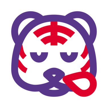 Burnundan ter damlayan kaplan horlaması.