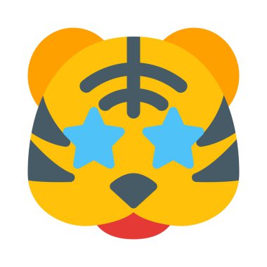 Kaplanın gözlerine yapışmış bir yıldız.