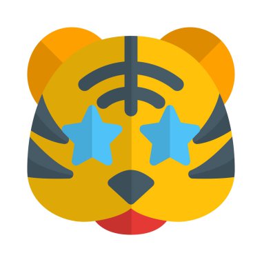 Kaplanın gözlerine yapışmış bir yıldız.