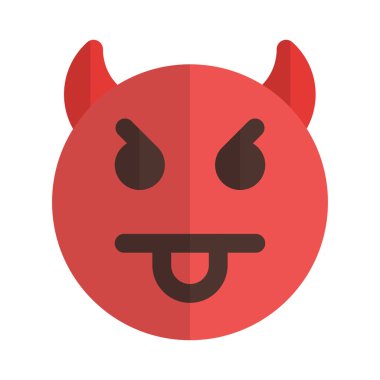 dilsiz şeytan boynuzların tadını çıkarıyor.