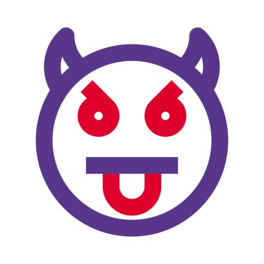 dilsiz şeytan boynuzların tadını çıkarıyor.