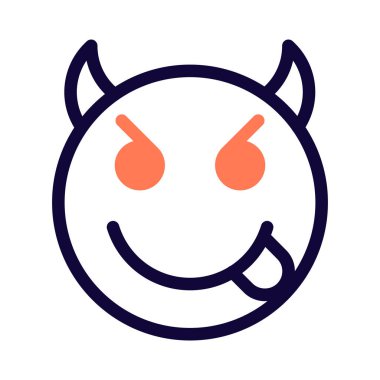 dilsiz şeytan boynuzların tadını çıkarıyor.