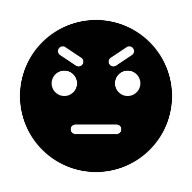 Kızgın suratlı ve kaşlarını kaldırmış bir ifade.