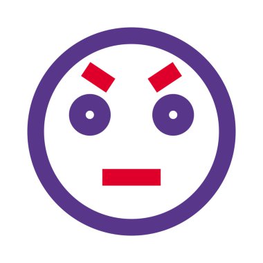 Kızgın suratlı ve kaşlarını kaldırmış bir ifade.