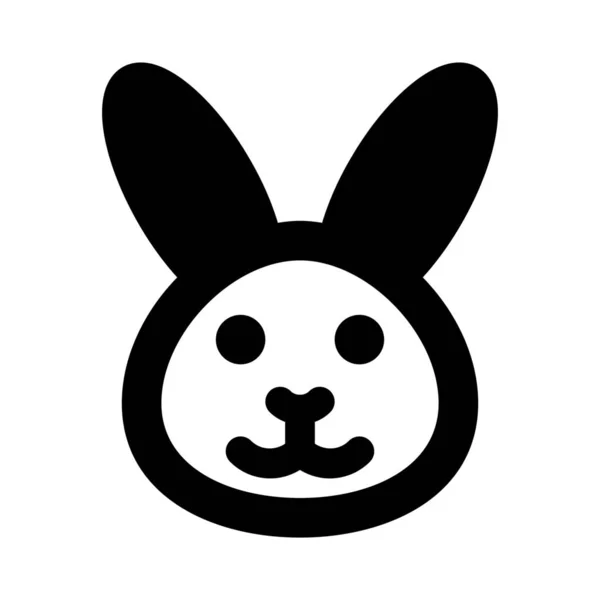 うさぎかわいい顔絵文字 Emojidex 絵文字デックス チャット — ストックベクタ