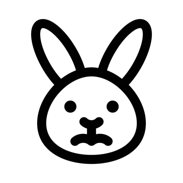 Сумний Кролик Руйнує Графічне Представлення Чату Емоцій — стоковий вектор