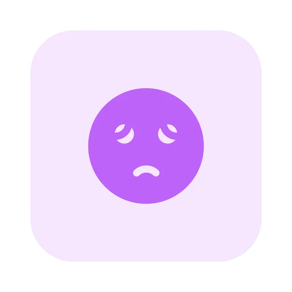 Rollende Ogen Voor Iets Vreemds Gebeurt Emoji — Stockvector