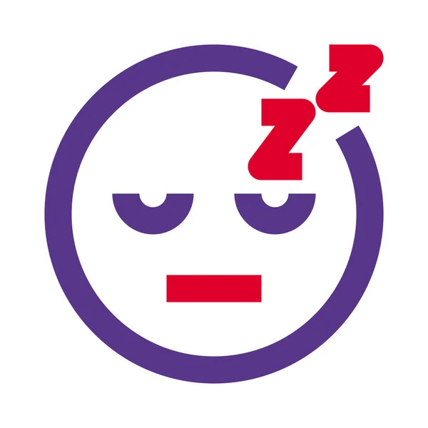 周围有Z个字母的睡眠情绪 — 图库矢量图片