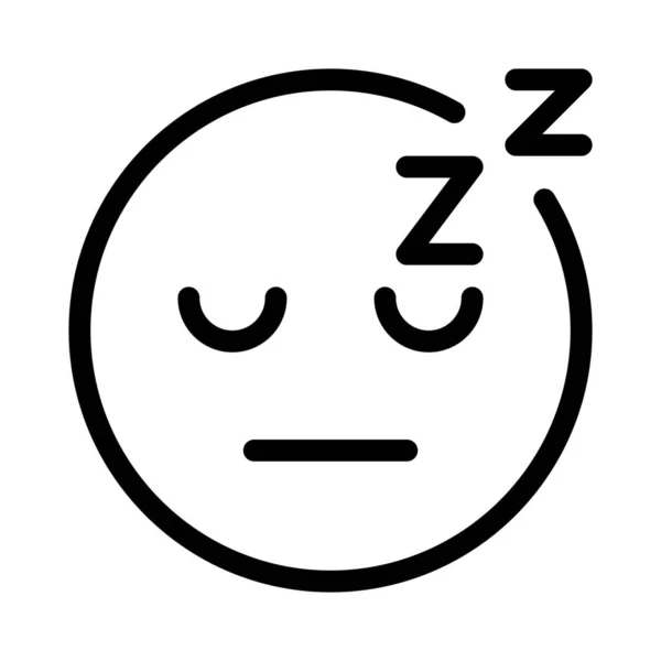 周围有Z个字母的睡眠情绪 — 图库矢量图片