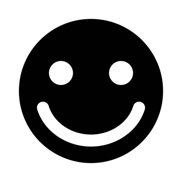 Sonrisa Completa Cara Emoticono Compartido Internet — Vector de stock
