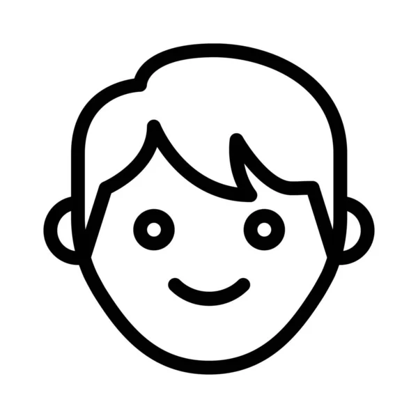Adolescent Garçon Avec Élégant Coupe Cheveux Partagé Sur Internet — Image vectorielle