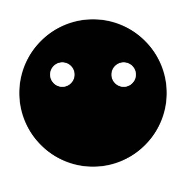 Sohbet sırasında yüzsüz emoji yüzü paylaşımı