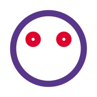 Sohbet sırasında yüzsüz emoji yüzü paylaşımı