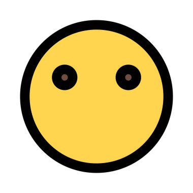 Sohbet sırasında yüzsüz emoji yüzü paylaşımı