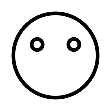 Sohbet sırasında yüzsüz emoji yüzü paylaşımı