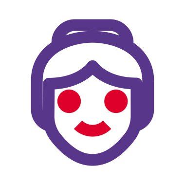 İnternette paylaşılan kadın avatar simgesi