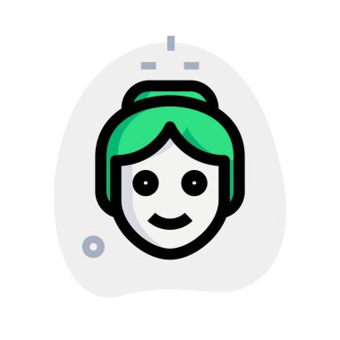 İnternette paylaşılan kadın avatar simgesi