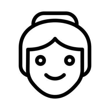 İnternette paylaşılan kadın avatar simgesi