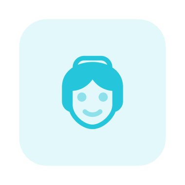 İnternette paylaşılan kadın avatar simgesi