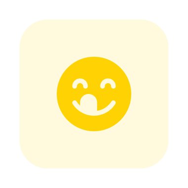 Tadına baktıktan sonra nefis bir emoji tepkisi