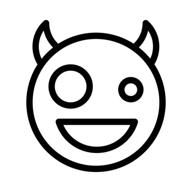 Büyümüş tek gözlü bir şeytan.