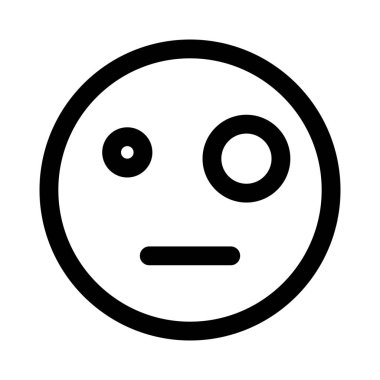 Şiş gözlü garip emoji internette paylaşıldı.