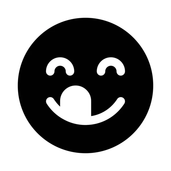 Leckere Pikante Emoji Reaktion Nach Der Verkostung — Stockvektor