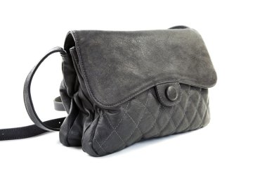 Beyaz bir arka plan üzerinde izole kadın çantaları