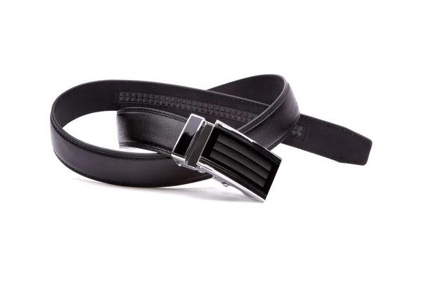 Man's fashion belt isolated on a white — Stock Photo, Image