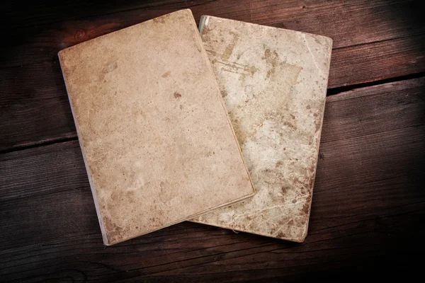 Retro ett Stilleben med gammal handstil-böcker — Stockfoto