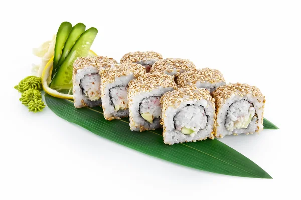 Sushi California isolated on white background — Stock Photo, Image