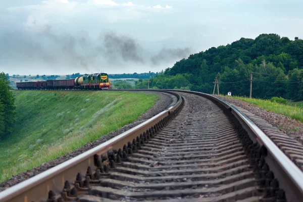 Güterzug — Stockfoto