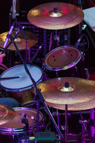 Purple drums — Stock Photo, Image