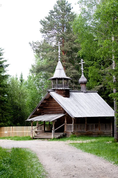 Träkyrka — Stockfoto