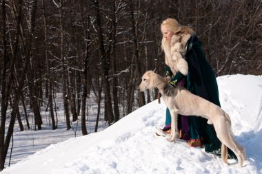 saluki ve sarışın