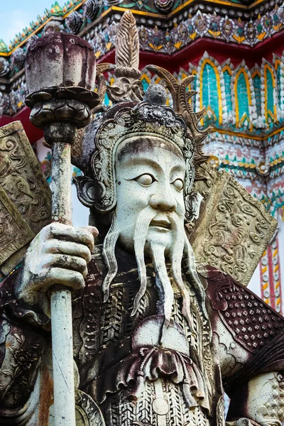 Estátua guardiã de pedra Wat Pho, Tailândia — Fotografia de Stock