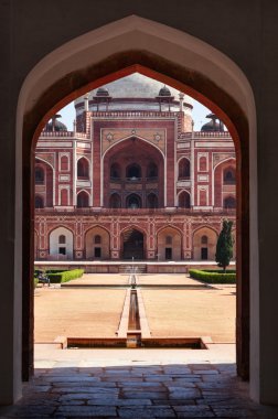 Humayuns mezar. Delhi, Hindistan