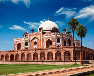 Humayuns mezar. Delhi, Hindistan