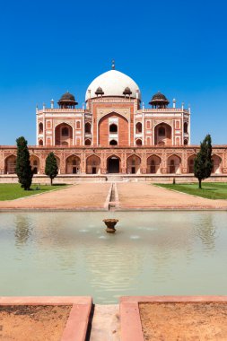 Humayuns mezar. Delhi, Hindistan