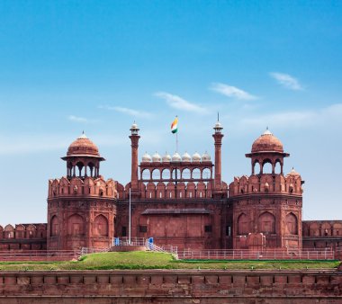 Red Fort (Lal Qila). Delhi, Hindistan