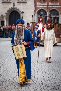 Kutsal kan Bruges (Brugge alayı yükseliş gününde)