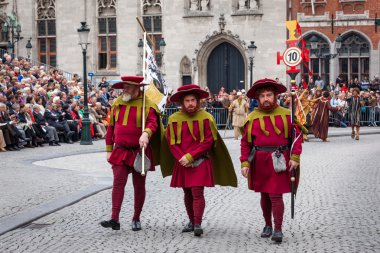 Kutsal kan Bruges (Brugge alayı yükseliş gününde)