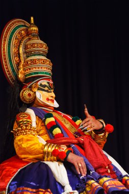 kathakali dansı. Bhava bhavanam Festivali. Eylül 2009. chenna