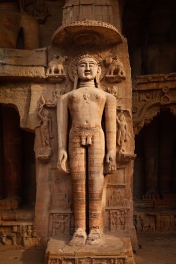 Statue of Jain thirthankara clipart