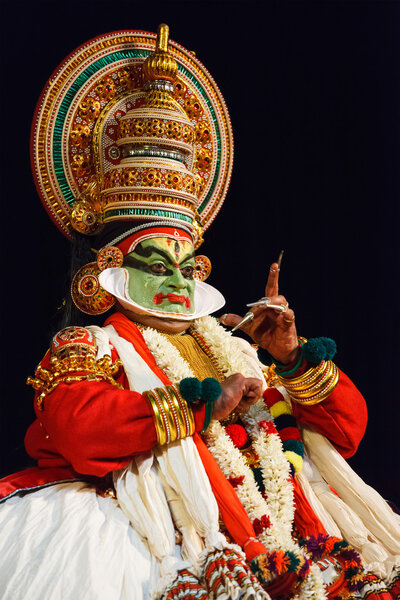 Катхакали танец. Фестиваль Бхава Бхаванам. Сентябрь 2009 года. Ченна
